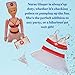 Merrimix - Ginger Inflatable Blow Up Doll with Nurse Costume, Gag Gifts for Men, Bachelor Party Favors and Decoration Accessories, Funny Bachelorette