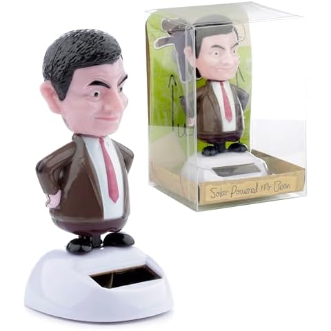Puckator Mr Bean Solar Powered Toy Figure Cover