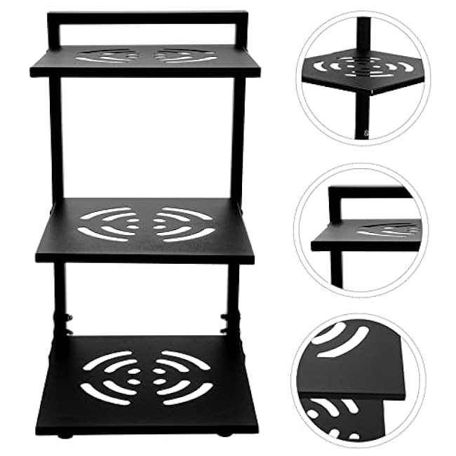 Luxshiny Under Sink Pot Holder Organizer Storage Rack for Kitchen Bathroom Cookware Organizer for Cabinet