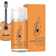 Universal Compatibility: This guitar oil safeguards lacquer surfaces and metal strings without damage, maintaining the natural resonance and tone clarity of guitars and violins, offering versatile use across different stringed instruments Wood Grain ...