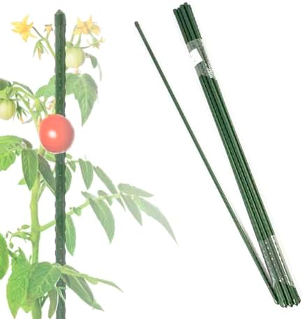 KARAT Rankhilfe Pflanzstab 150cm 10 Stück, für Kletterpflanzen, Tomaten