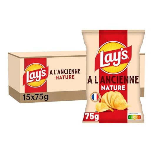 Lay's Chips A l'Ancienne Nature Lot de 15x75g