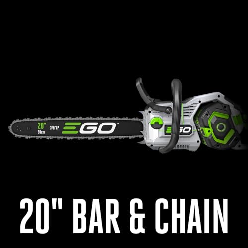 Image of EGO POWER+ Chain Saw, 20 inch Battery Powered Chainsaw, Electric Cordless, Includes 56V 6.0Ah Battery and Charger - CS2005