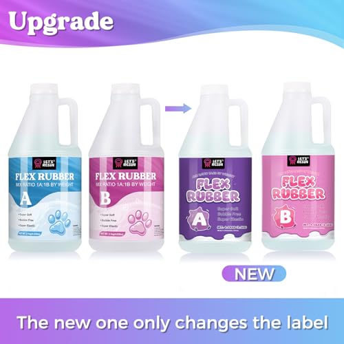 LET'S RESIN Liquid Silicone for Squishy Maker, 140oz Super Soft Flex Rubber for Taba Squishy, Molding Cat's Paw, DIY Decompression Gift by LET'S RESIN - Image 7