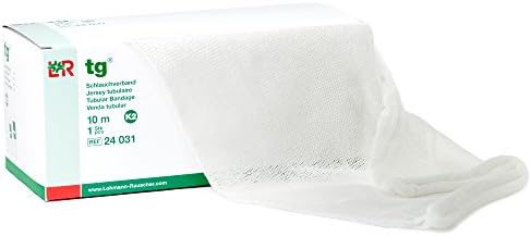 Lohmann & Rauscher Tg Tubular Band - Skin Sensitive Bandage for Wound Dressing, High Stretch Tubular Bandage for Wound Care, Knitted Stockinette for Dressing Any Body Part