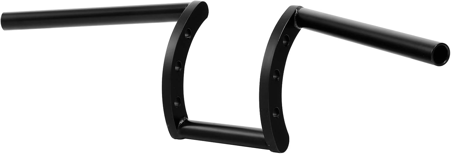 TCMT Black Drag Handlebar 1 Z Bars Fits For Harley Softail Sportster XL Honda Yamaha Suzuki Kawasaki Triumph Indian Victory Choppers Custom Bobbers with 1 Bars