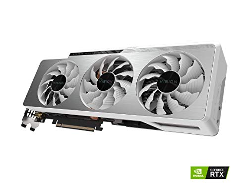 Image of GIGABYTE GeForce RTX 3090 Vision OC 24G Graphics Card, 3X WINDFORCE Fans, 24GB 384-bit GDDR6X, GV-N3090VISION OC-24GD Video Card