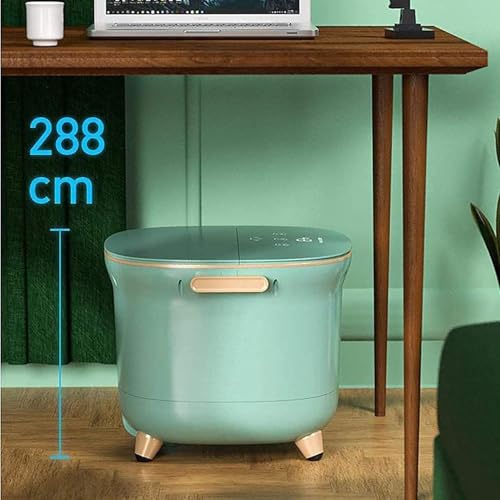 Baño de pies masajeador con función de calor, 6 rodillos masajeadores para pedicura, alivio del estrés y ayuda para dormir, bañera eléctrica para pies para uso doméstico, bañera para pies hasta la rodilla miniatura 5