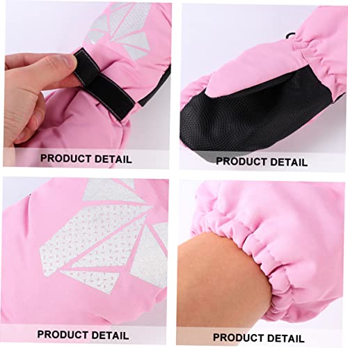 GALPADA 1 Par luvas de esqui infantil luvas para crianças Luvas de inverno mantenha morno pá