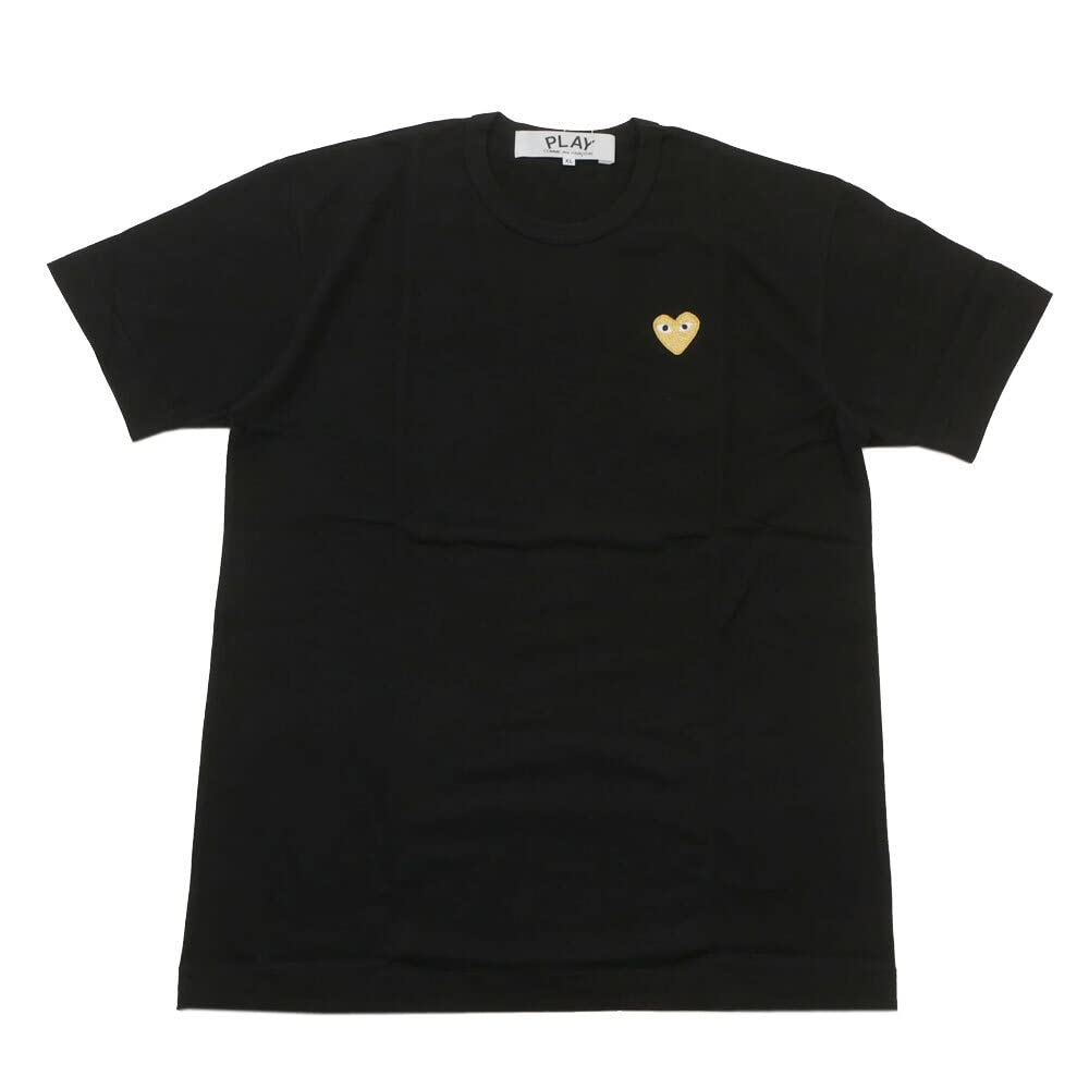 【美品】　プレイコムデギャルソンTシャツワンポイントS ブラック　ゴールドハート Amazon | [コムデギャルソン] PLAY GOLD HEART ONE POINT TEE T
