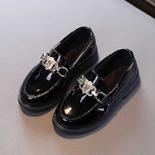 Uniform Shoes for Girls Back to School Shoes for Kids Slip On Chunky Dressy Loafers Girls School Uniform Mary Janes4