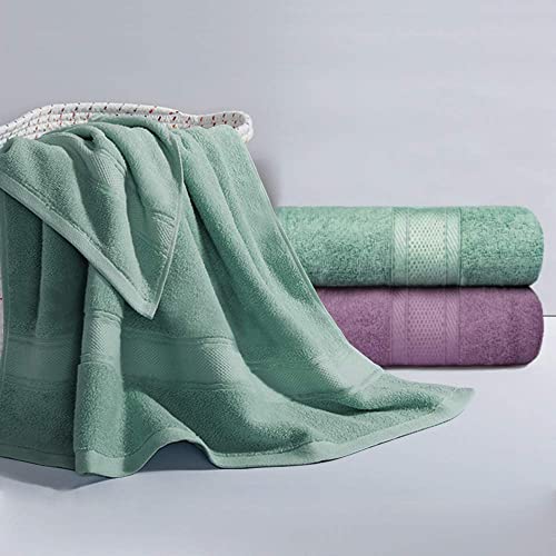 YOOFOSS Bath Towel Bamboo Towel Set 2 pack, 70 x 140 cm Extra Large Bath Sheet Super Soft & Highly Absorbent - Image 6