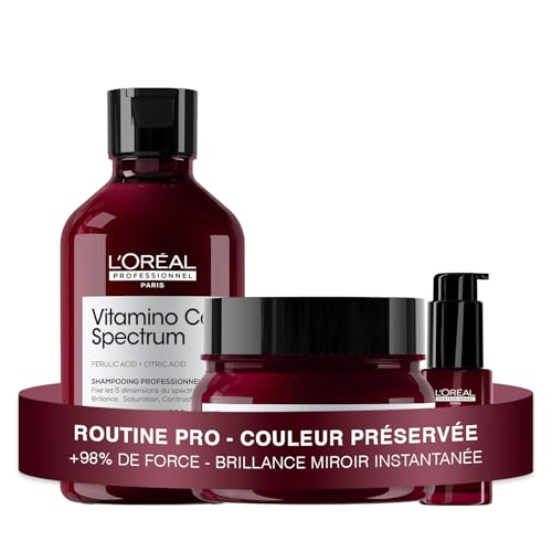 Cheveux colorés ternes ? Le soin Série Expert Vitamino Color répare et illumine