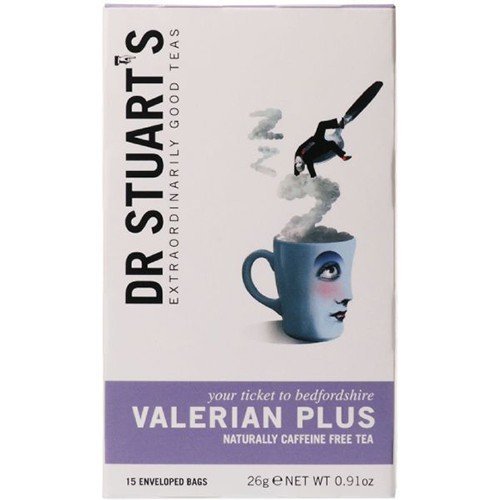 (12 PACK) - Dr Stuarts - Valarian Plus Herbal Tea | 15 Bag | 12 PACK BUNDLE