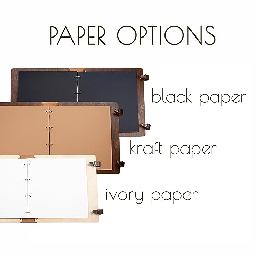 Wedding-Photo-Album-Personalized-Photo-Album-Rustic-Wedding-Gift-for-Couple-Wooden-Photo-Album-Custom-Unique-Photo-Book-Memory-Scrapbook-Album-Palisander-dark-wood