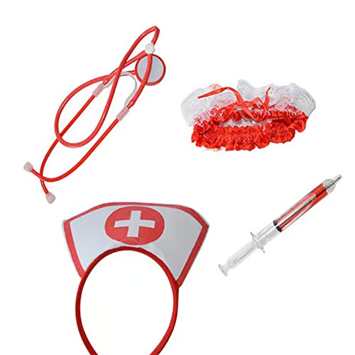 BinaryABC Halloween Nurse Costume Set with Accessories