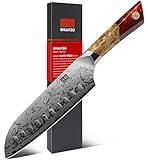 SHAN ZU Damascus Chef Knife, SG2 Powder Steel Japanese...