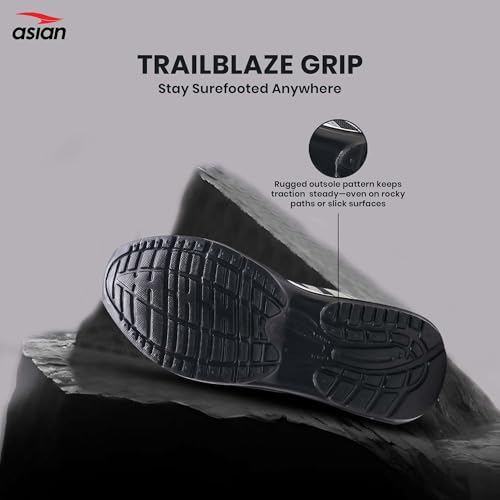 Image of ASIAN Wonder-21 Men's Running Shoes | Lace-Up Shoes with Lightweight Mesh Upper | Cushioned Comfort & Durable Grip for Daily Use