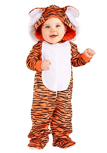 Disfraz de Tigre Acogedor para Bebés con Capucha y Botines miniatura 2