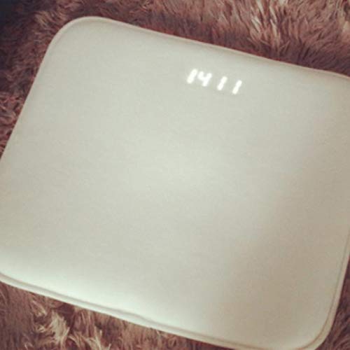 QGT Clocks Pressure Sensitive Alarm Clock Carpet Electronic Digital Clock Bedroom Anti-Slip Wear-Resisting Soft Mat Smart Wake Up