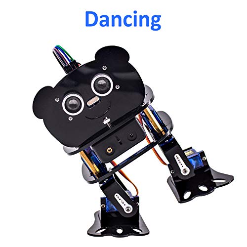 LAFVIN DIY 4-DOF Panda Robot Kit Programmable Dancing Robot Kit Support Android APP Control Compatible with Arduino IDE - Image 6