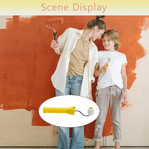 2 Pcs Foam Paint Roller Mini Paint Rollers for Touch up Trim Edge or Corner Extra Small Paint Wool Brushes Tiny Painting Tool for Professional Painting Results 1 Inch Roller - Image 4