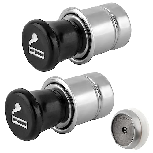 Car Cigarette Lighter Pop-Out Metal Plastic Construction Cigarette Lighter 24V Auto Cigarette Lighter Plug Replacement Fits for Most Vehicles Socket(2 Pack)