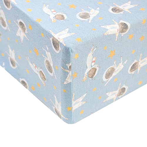 Image of Copper Pearl Premium Knit Baby Crib Sheets: Breathable and Soft, Fitted Sheets for Standard Mattresses, Crib Sheets for Boys and Girls, Neil