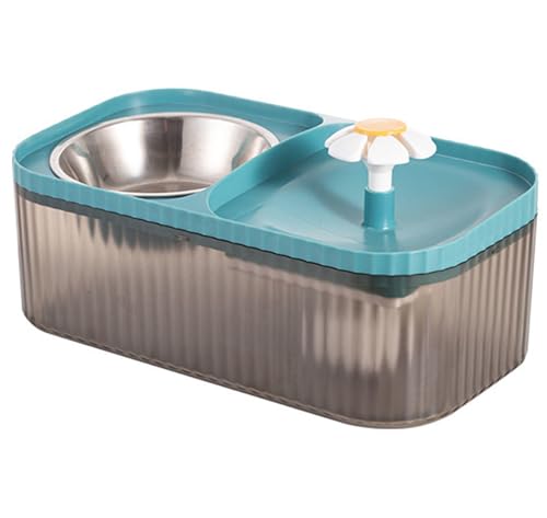 Fuente de agua y comedero 2 en 1 para gatos 3L