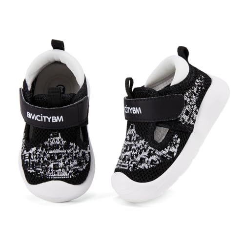 Image of BMCiTYBM Baby Boy Girl Closed Toe Summer Toddler Sandals Lightweight Shoes Infant Non-Slip First Walking Sneakers 6 9 12 18 24 Months 2-3 Years