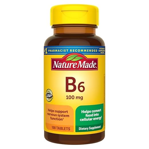Nature Made Vitamin B6 100mg Tablets