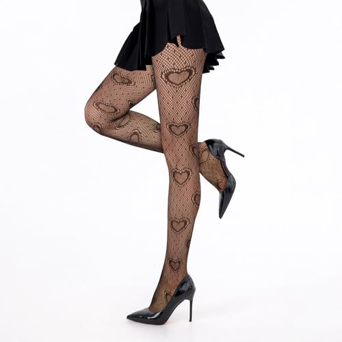 Image of Benefeet Sox Fishnet Stockings or Women High Waist White Fishnet Tights Party Pantyhose Cosplay Costume Tights