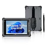 Tablette Tactile Durcie ONERugged M80N, 8 Pouces Windows 11 Pro, 8Go RAM 128Go ROM, Intel N150, Étanchéité IP65, MIL STD 810H, 5000mAh, PC Industriel avec Caméra 8MP+5MP, 4G LTE/WiFi/BT 5.2/NFC   Gris