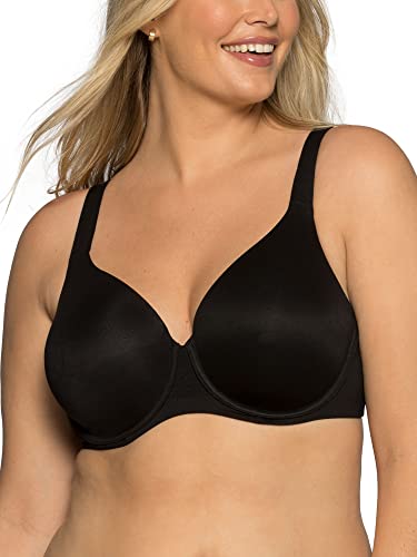 Soutien-gorge à armatures Vanity Fair Beyond Comfort noir 100C avec maintien et couverture totale