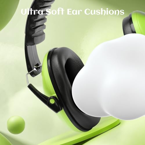 Image of Floriogra 2 Pack Noise Canceling Headphones for Kids, Kids Ear Protection Earmuffs for Autism, Toddler, Children, Noise Cancelling Headphones Sound Proof Earmuffs for Concerts, Air Shows, Fireworks