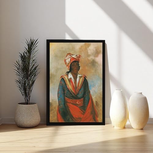 Impression sur toile George Catlin déco murale Choctaw 61x91 cm