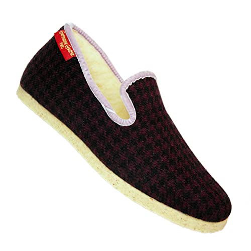 Chaussons Charentaises Sissi femme laine de soie semelle feutre mouton