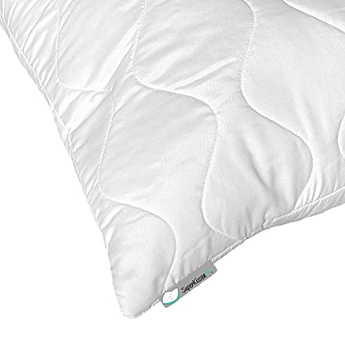 SuperKissen24. Cuscini Letto in Microfibra 80x40