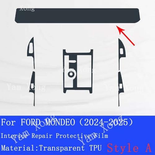 Película protectora de TPU auto-reparable para Ford Mondeo interior 4