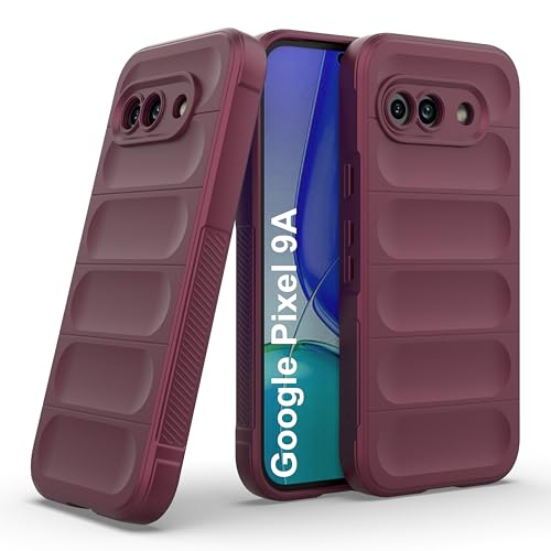 Image of amazon basics Back Case Cover for Google Pixel 9A | Compatible for Google Pixel 9A Back Cover | Liquid Silicon Magic Case with Camera Protection | Plum