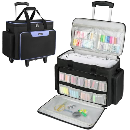 LEFOR·Z Rolling Sewing Machine Case with...