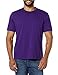 Amazon Essentials Men's Short Sleeve T-Shirts, Slim-Fit, Crewneck, Pack of 2, Black/Dark Purple, X-Large