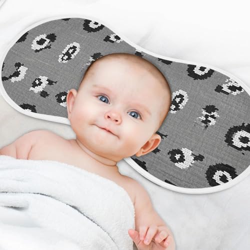 2 Pack Muslin Burp Cloths Raccoon Gray Cotton Baby Burp Cloths Ultra Absorbent Burping Cloth Soft Spit Up Rags for Baby Boys Girls, Large 22" x 11"4
