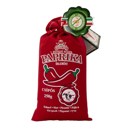 Ungarische Paprika Herkunft: Kalocsa, Ungarn (Scharf, 250g)