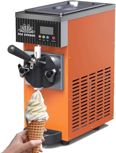 Komercyjna maszyna do lodów miękkich z chłodzeniem wstępnym, automatycznym czyszczeniem, panelem LCD, szybkością produkcji 4-5 kg/h