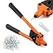 Rivet Gun Kit, Professional Hand Riveter Heavy Duty Metal Rivet Gun Tool Manual Rivet Tool One-Handed Rivet Gun with 50 Rivets for DIY/Automotive Repairs/Furniture