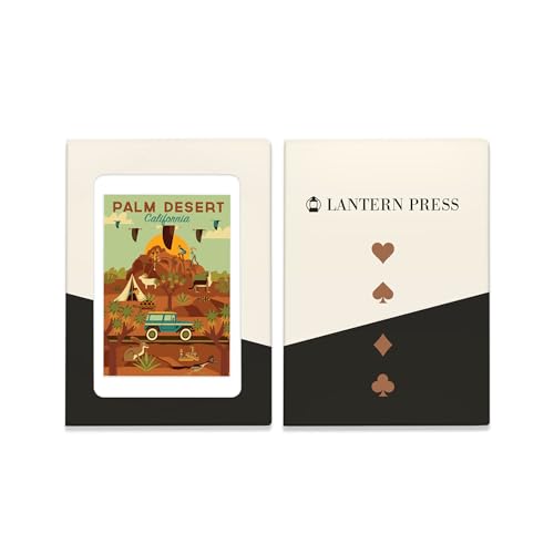 Juego de 52 cartas tamaño póker Palm Desert miniatura 4