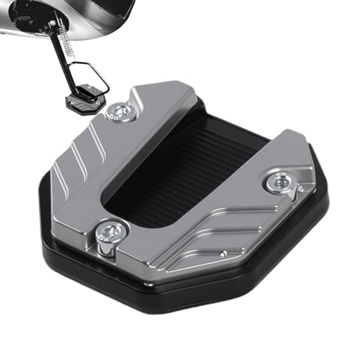 Motorcycle Stand Support Pad, Anti Sinking Non-Slip Floor Protector, Side Extension for Grass Sand Snow Slippery Road Hot Paveme