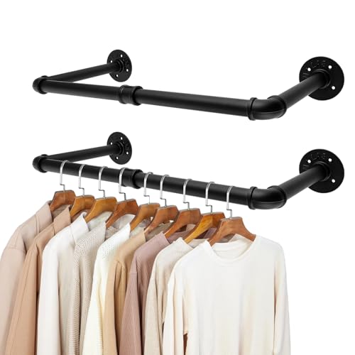Oungy Barras para colgar ropa de pared