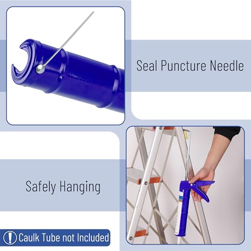Image of Bates- Caulking Silicone Gun, 10:1 Thrust Ratio, Hand Caulking Guns, No Drip